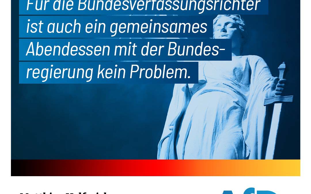 Bundesverfassungsrichter befangen?