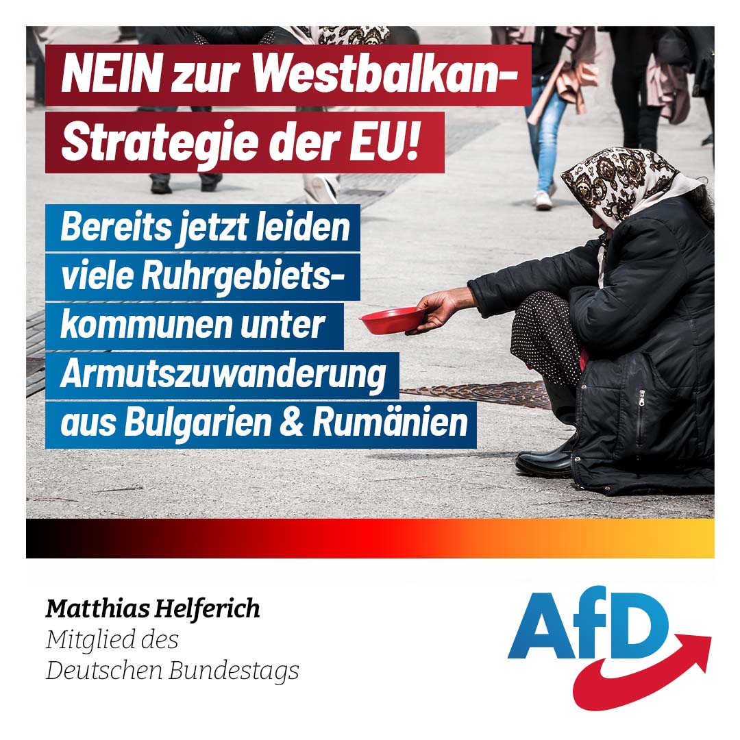 NEIN zur Westbalkan-Strategie der EU!