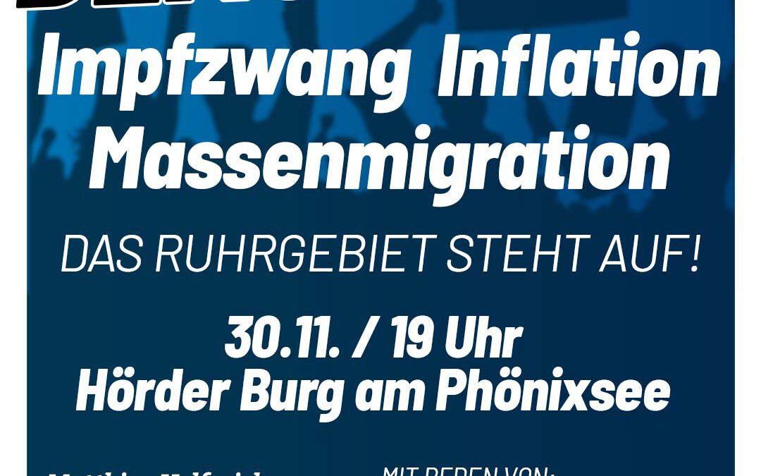 Demo gegen Impfzwang, Inflation, Massenmigration