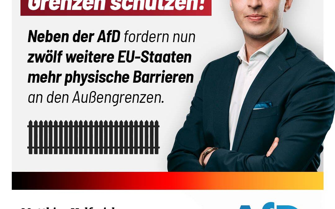 Nicht nur die AfD fordert Grenzschutz!