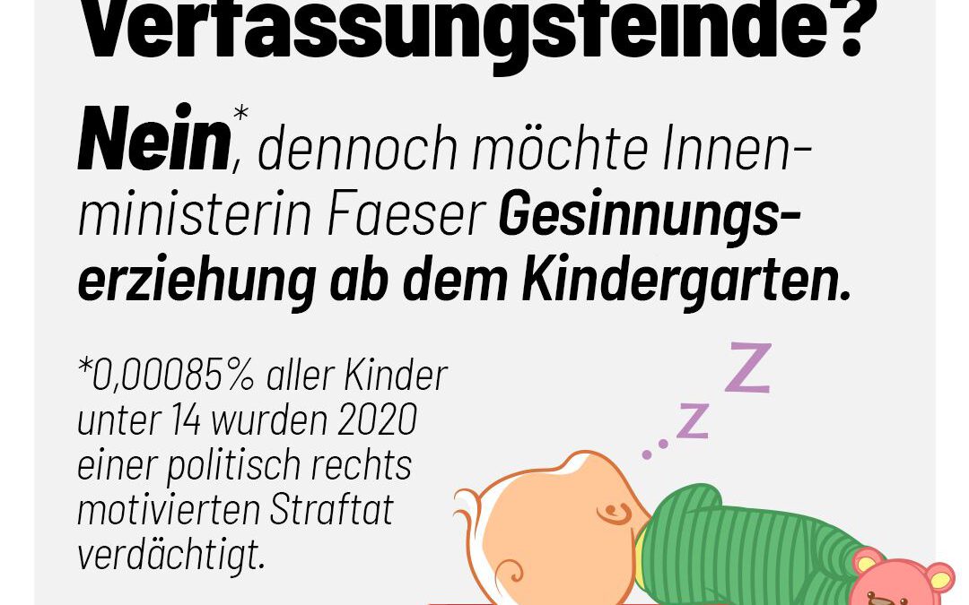 Gesinnungserziehung unter dem Denkmantel sog. Demokratiebildung