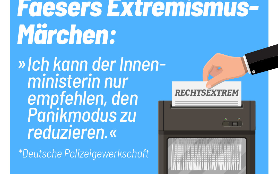 Deutsche Polizeigewerkschaft stellt sich Faeser entgegen!