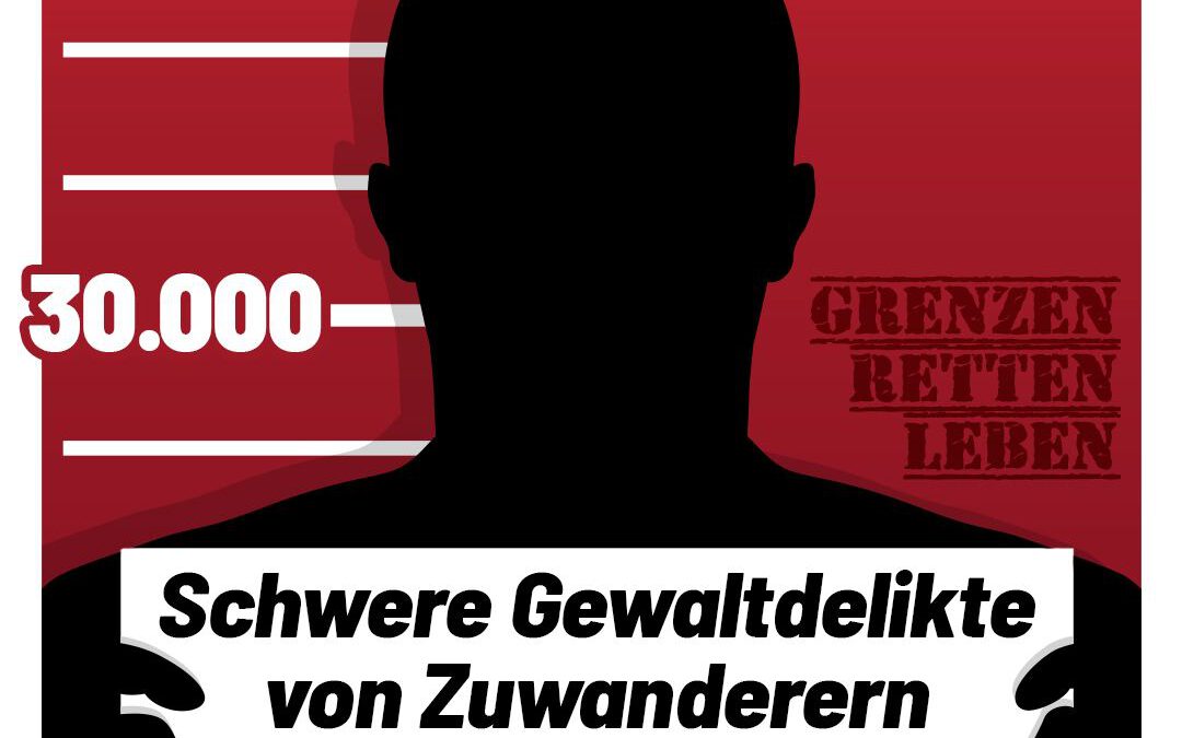 40.593 Gewaltdelikte, die es mit der AfD nicht gegeben hätte