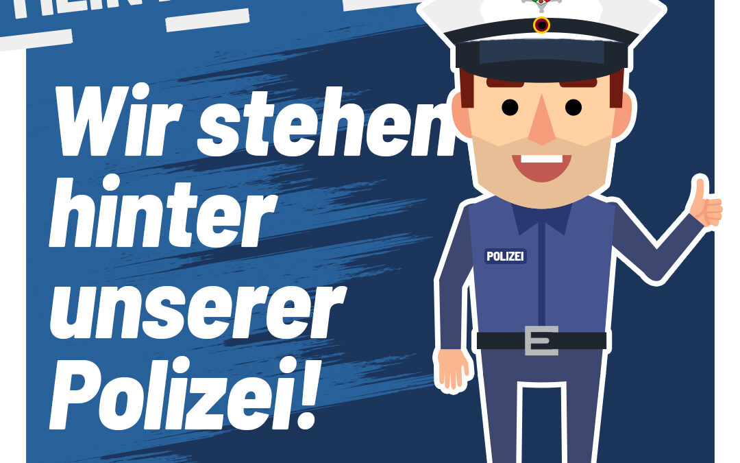 Wir stehen hinter unserer Dortmunder Polizei!