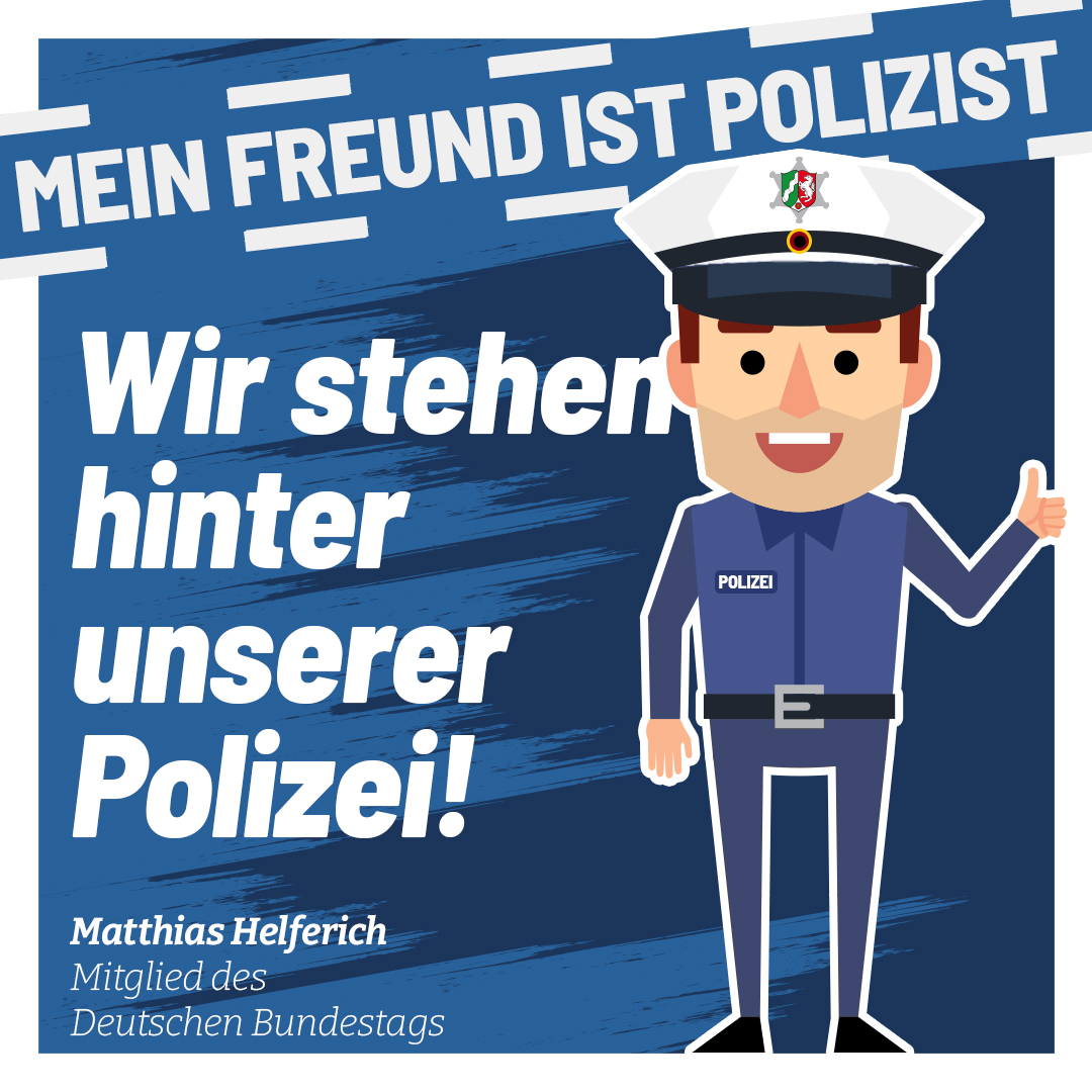 Wir stehen hinter unserer Dortmunder Polizei!