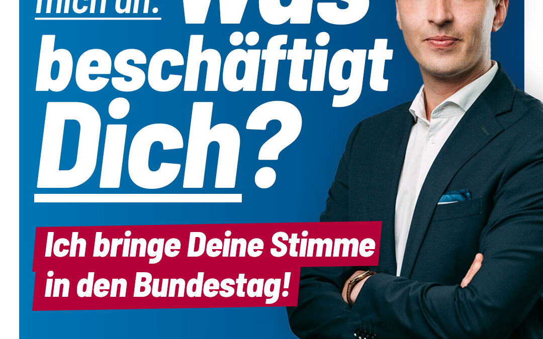 Ich bringe Deine Stimme in den Bundestag!