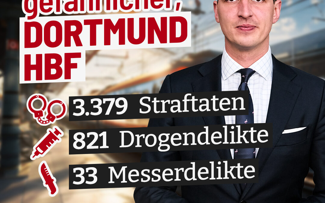 Dortmunder Hbf ist Spitzenreiter… für Messerdelikte