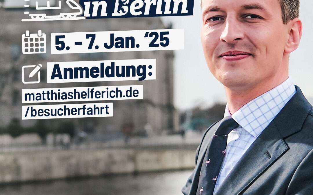 Besucherfahrt im Januar ’25! 