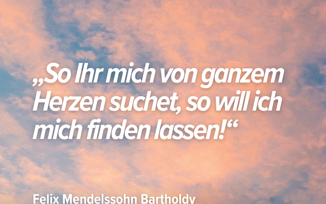 Vom rechtwahren Glauben – Felix Mendelssohn Bartholdy: Elias (1846)