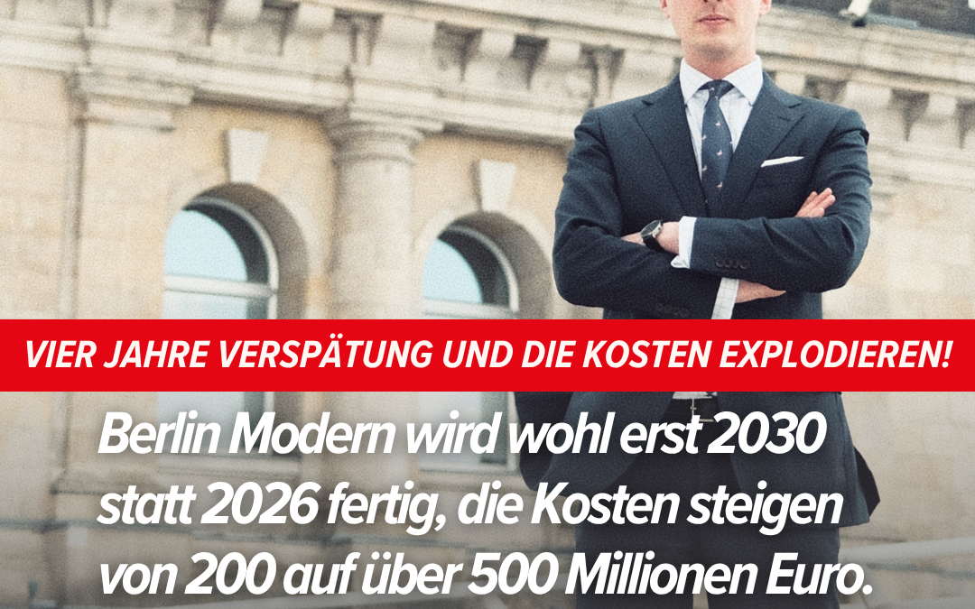 Vier Jahre Verspätung – Museumsbau Berlin Modern frühestens 2030 fertig