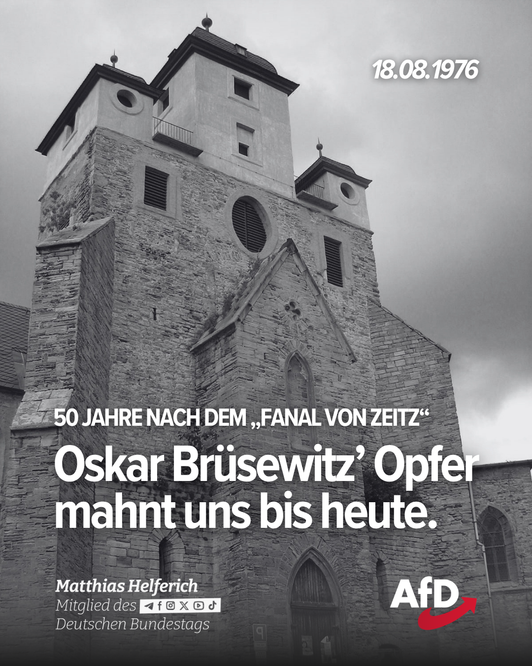 Das Fanal von Zeitz lässt uns auch 50 Jahre später noch den Atem stocken